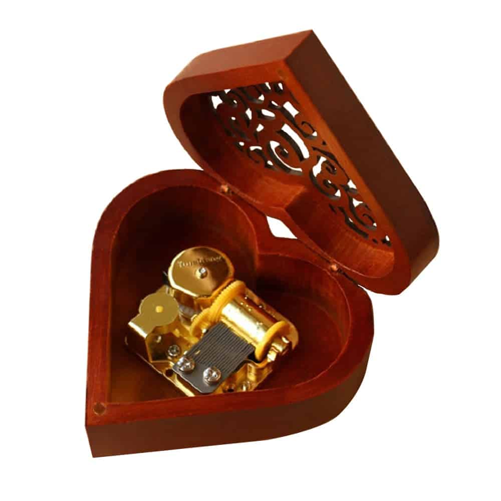 Spieluhr Goldenes Herz Mechanismus